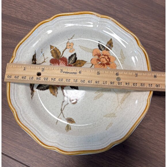 Mikasa Garden Club Imperial Garden Stoneware Salad Plates Set Of 4 Floral Design - Picture 4 of 4